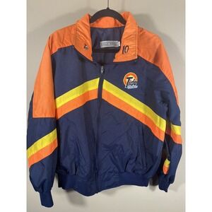 Vintage 90s Eagle Ridge Tide Racing Team Full Zip Windbreaker Jacket Large (L)